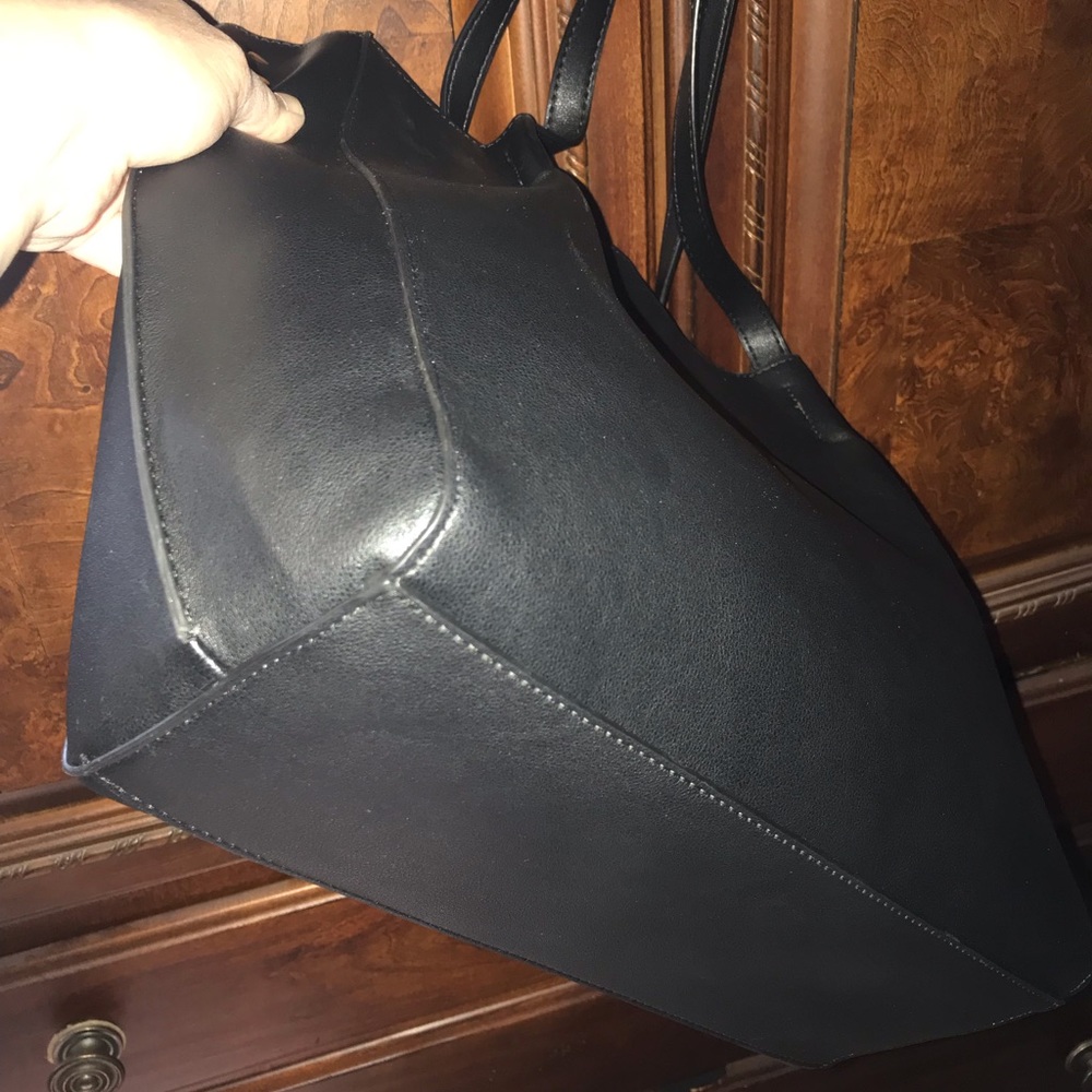 Nanette Lepore Double Handle Handbag- Black- NWT - Picture 3 of 8